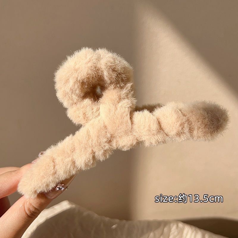 플러시 크로스 라이트 브라운-13cm