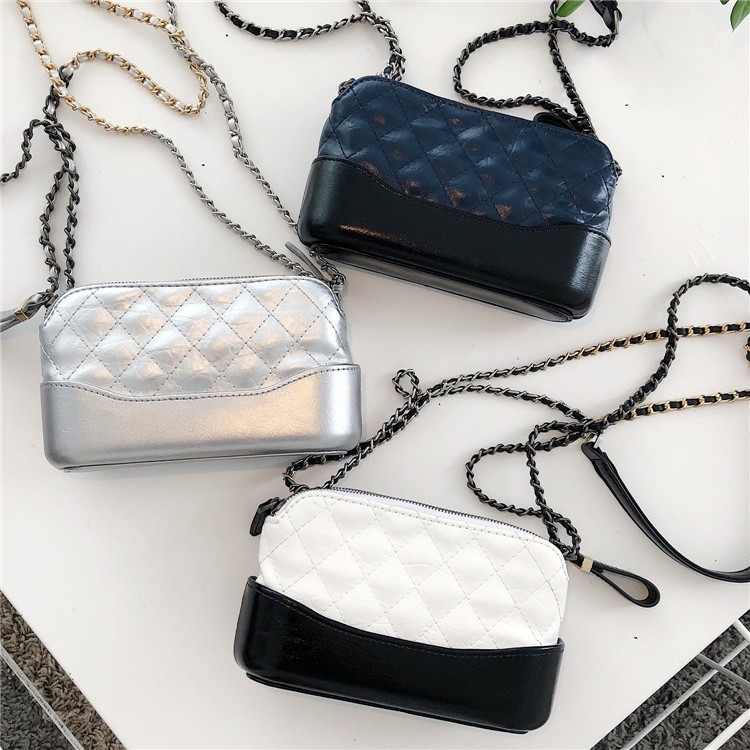 Mini Quilted Double Chain Shoulder Crossbody Bag For Women_voghion.com