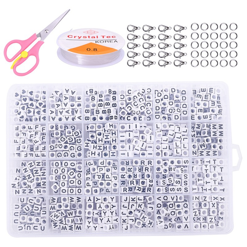 Acrylic set with letters