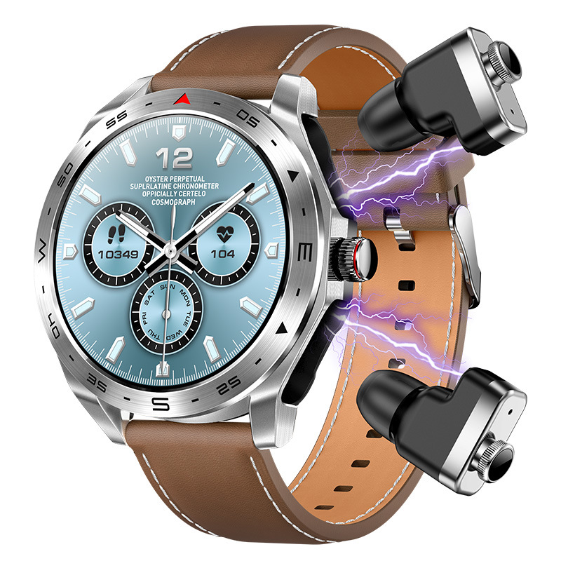 Nuevos auriculares de pulsera inteligente 2 en 1 reloj adulto para llamadas deportivas TWS auriculares Bluetooth reloj multifuncional