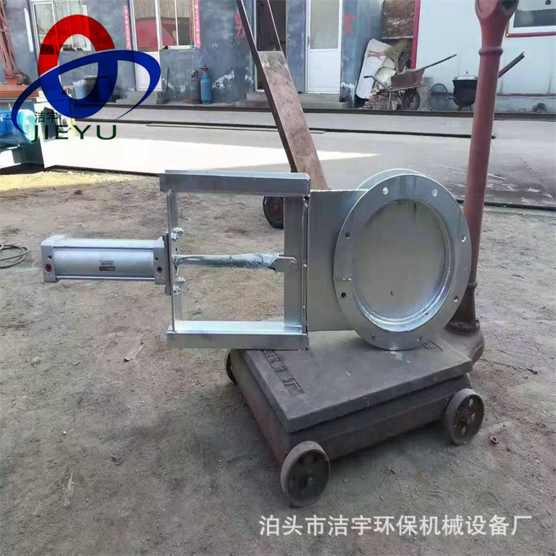 700*700软密封碳钢插板阀粮仓物料插板阀电液动推杆闸板阀厂家