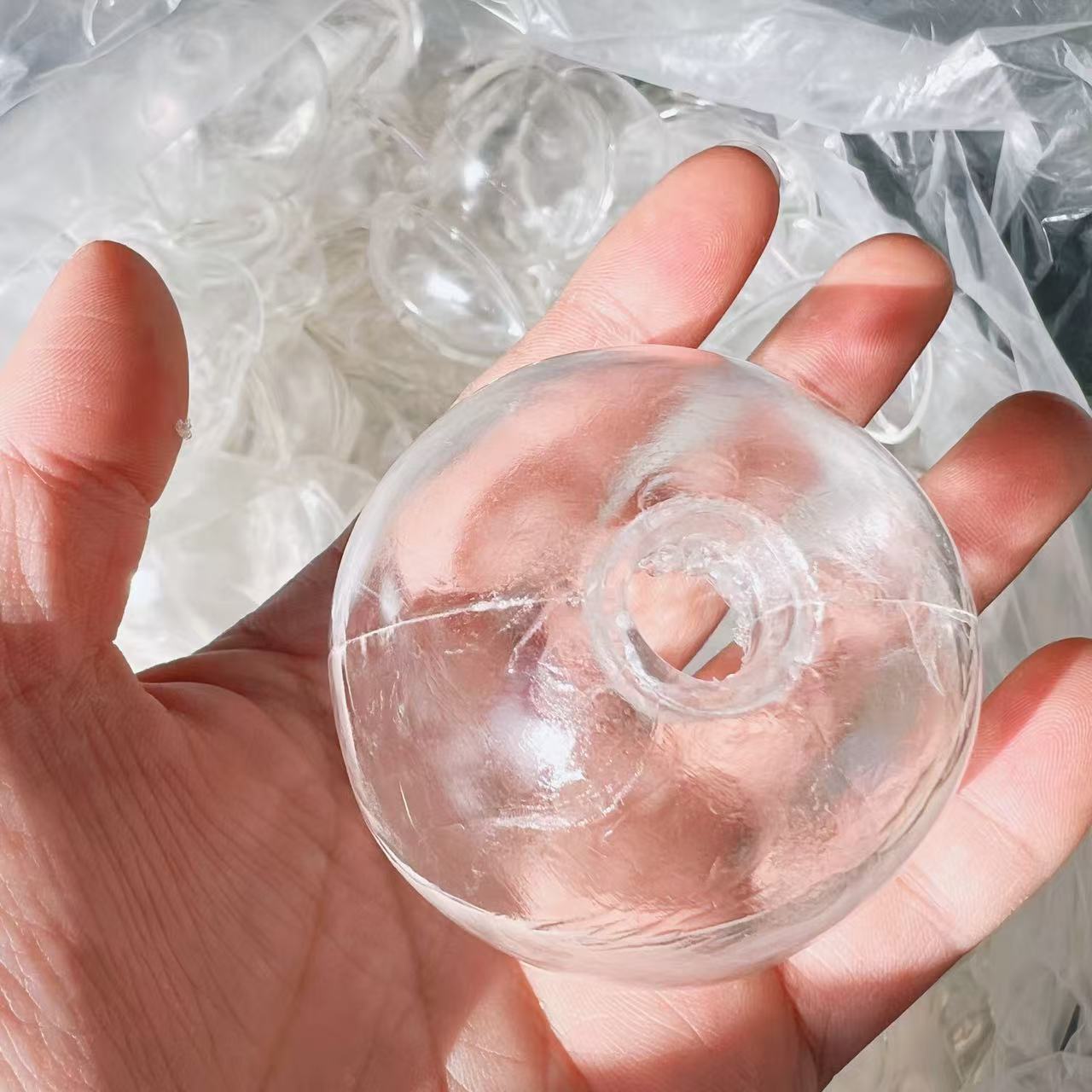 Tpr自作DIYソフトゴム6cm超薄空球皮流体手作球つまみ楽解凍玩具つまみ楽