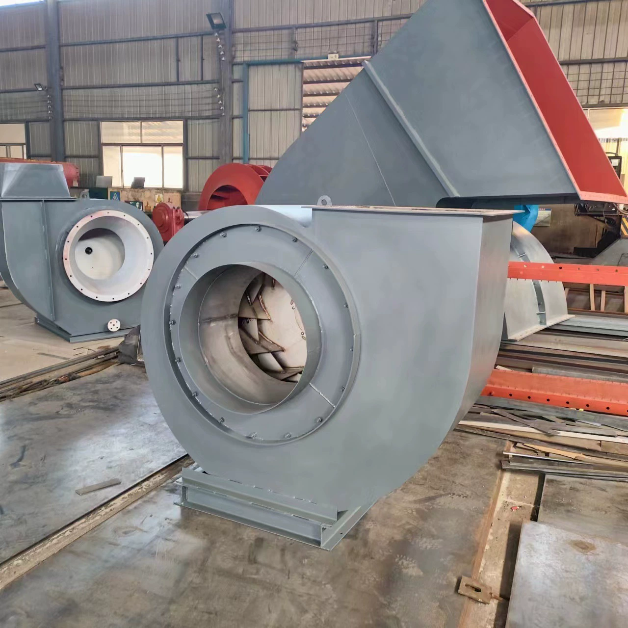 Пылеулавливаемый грунтовый вытяжной вентилятор C6-46 типа центробежный вентилятор 380V медный сердечник двигатель большой объем воздуха