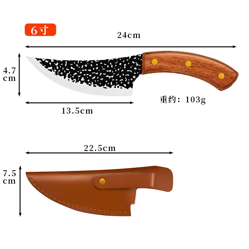 Comercio exterior cuchillo de frutas cuchillo de cocina cuchillo afilado cuchillo de corte de hueso cortar cerdo, ganado y oveja regalos
