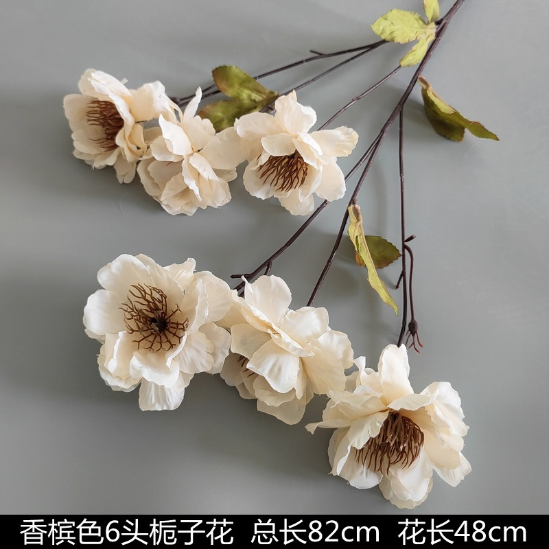 シャンパン色の結婚式の花の花の花の材料の結婚祝いの装飾の花の講堂の装飾の花のプラスチックの花の道は花の造花を導いています。|undefined