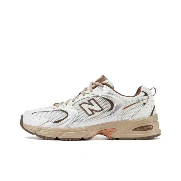 莆田ハイバージョン nb530 シリーズ夏グレーシルバースポーツカジュアルお父さん靴メッシュ通気性男性と女性のカップルモデル|undefined