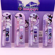 外贸Kuromi库洛米活动铅笔套装卡通可爱小恶魔免削自动铅笔写字笔