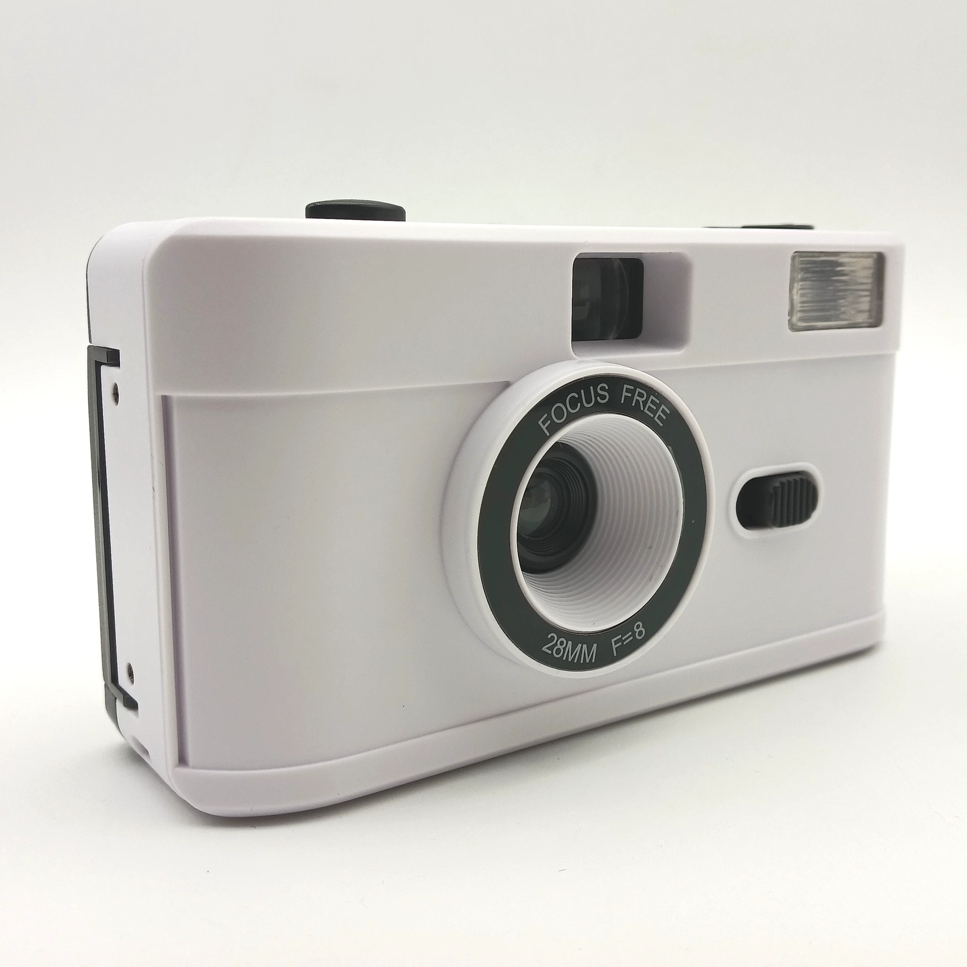 White cute retro cartoon camera for students, Birthday gift