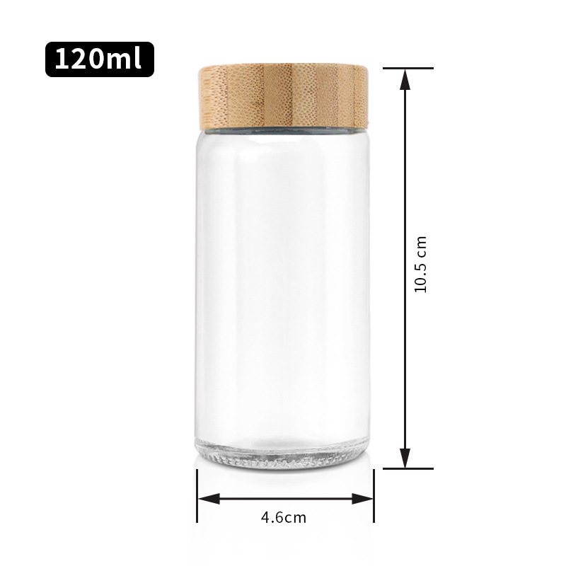 Botella de condimento de 120ml cocina cuadrada condimento tanque de almacenamiento guisado de fideos frasco de polvo de pimienta frasco de sal de barbacoa