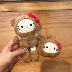 かわいいベアーの頭のkittyの長い足のベアーのペンダントのテディベアのケイティのぬいぐるみの公の子のカバンのペンダントの鍵