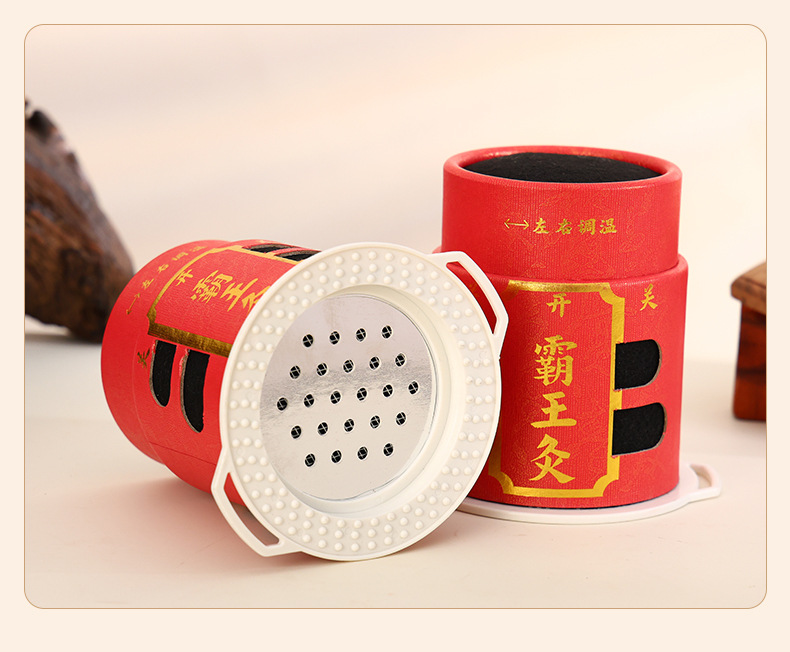Bawang Jiu Moxibustion Box Set Reusable Smoke-Filtering Portable Hanging Moxa Tubes for Home Use details
