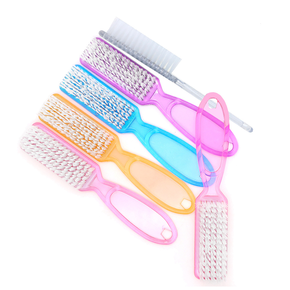Fábrica directa herramientas de manicura cepillo de cristal cepillo de polvo cepillo de placa larga cepillo de manicura