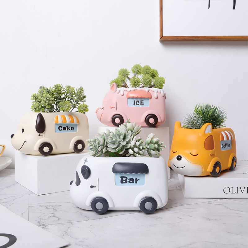 Chậu Cây Resin Chậu cây mọng nước hình nấm resin, chậu mini trang trí bàn, cửa sổ và tiểu cảnh (RG-164)