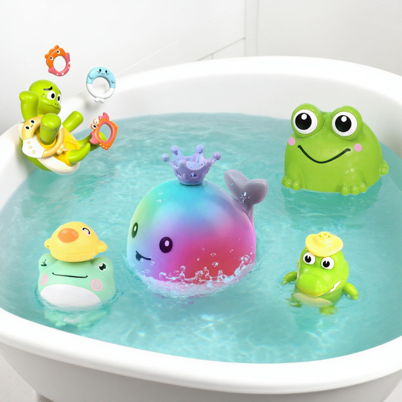 Foreign Trade Children's Sensor-Activated Water-Spraying Crocodile Bath Toy with Electric Lights, Rechargeable Whale Bathroom Water Play Toy for Babies Foreign Trade Children's Sensor-Activated Water-Spraying Crocodile Bath Toy with Electric Lights, Rechargeable Whale Bathroom Water Play Toy for Babies