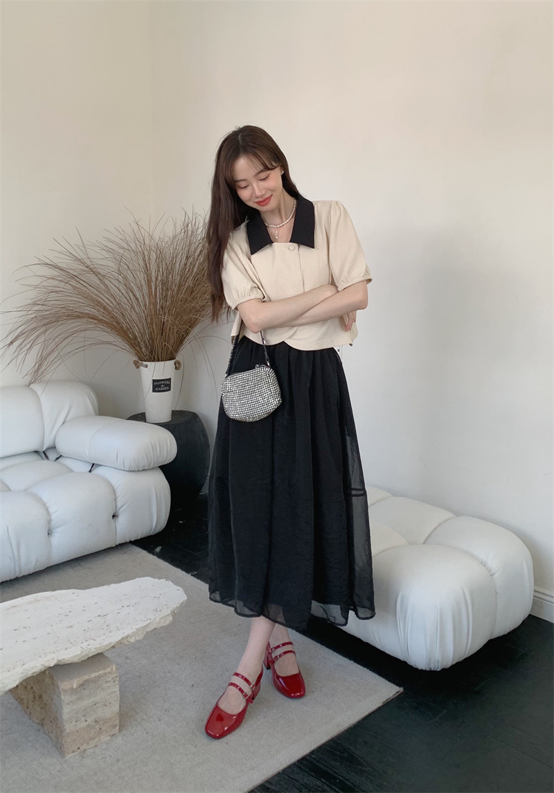 Mary Jane – talons hauts épais à Double sangle pour femmes, simples, à tête carrée, petits rouges, saison printemps et automne 2024_voghion.com