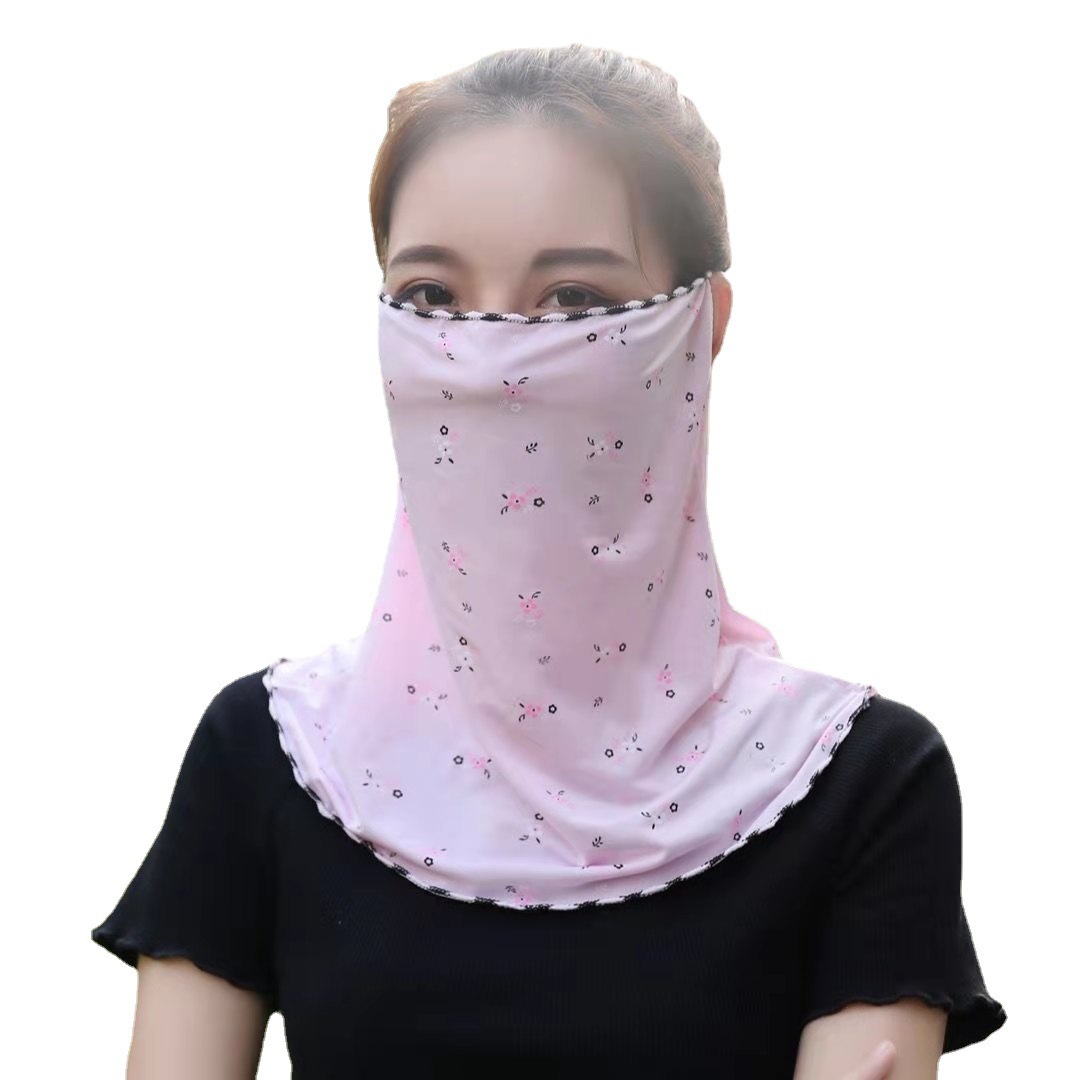 Mascarilla de protección solar mujer velo transpirable uv_voghion.com
