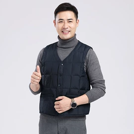 男式羽绒马甲;羽绒背心;羽绒服