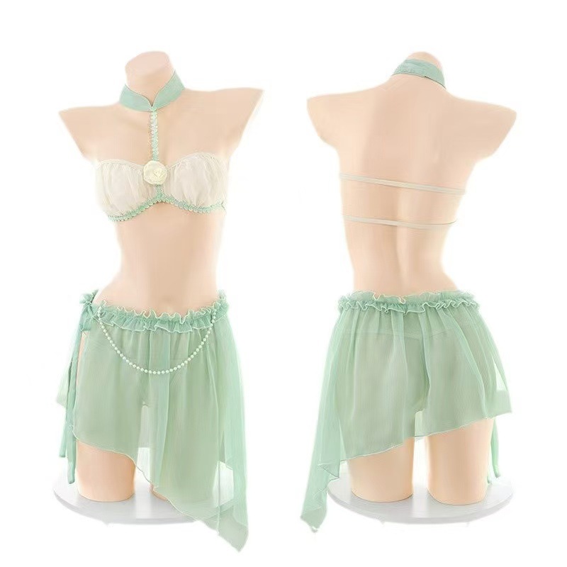 409【튜브탑 스커트 속옷】