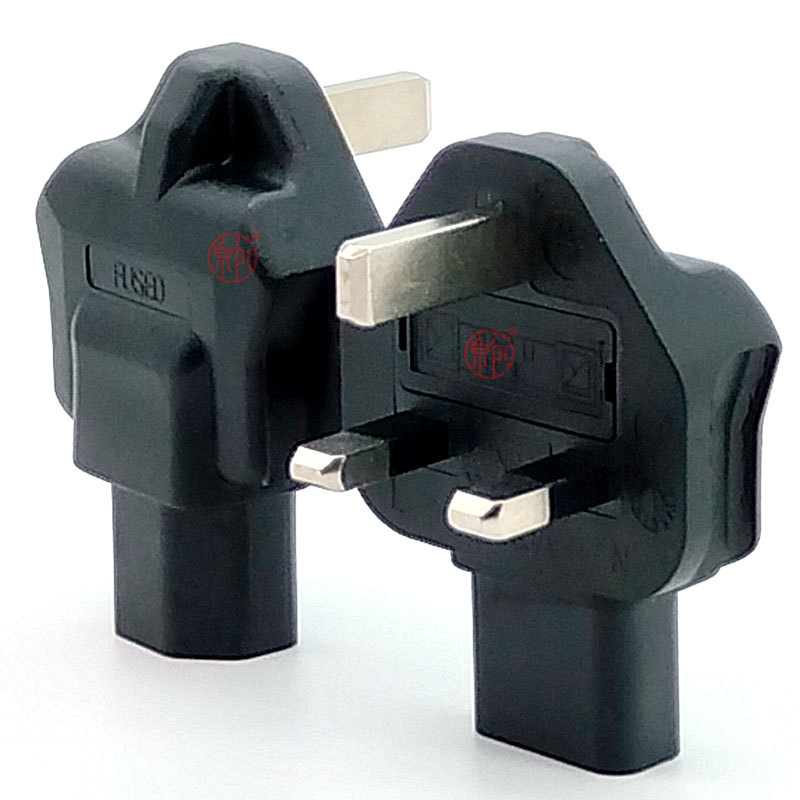 英式英标转换插头C13转英式插头电脑电源 品字尾转英国转换插头