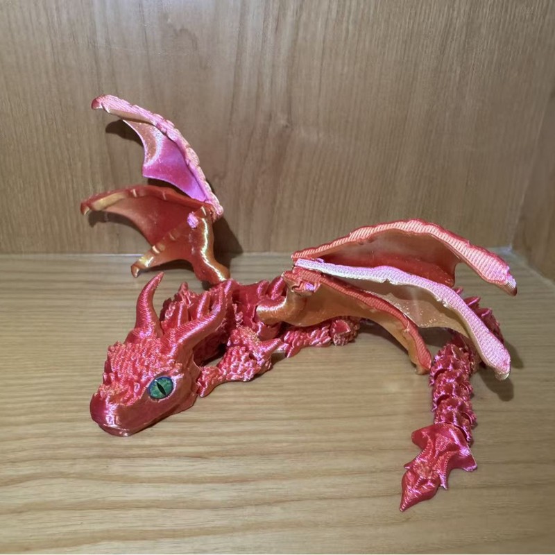3d打印玩具大角飞龙关节可活动摆摊小玩具摆件工艺品礼品跨境热卖|undefined