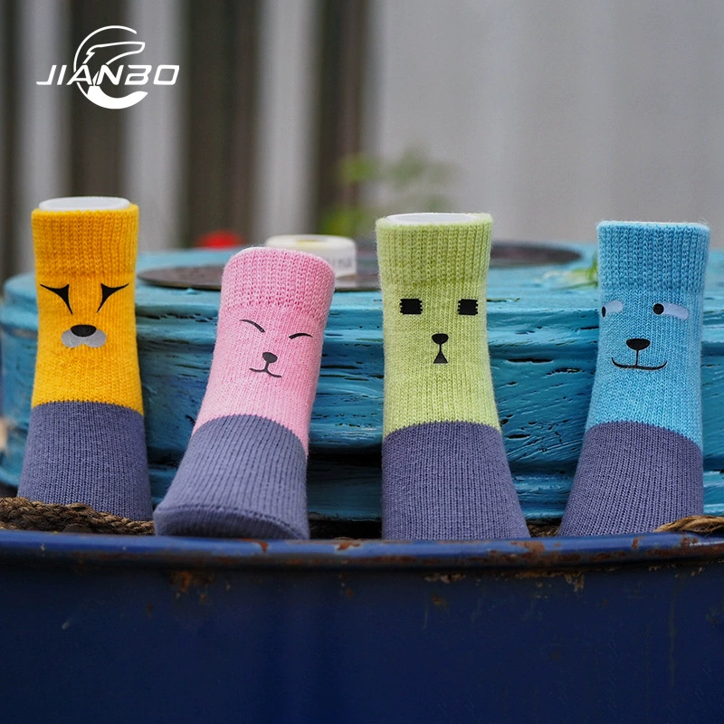 Jianboyi носки для домашних собак, хлопковые носки, подходящие по цвету, носки для семьи корги, Нескользящие, грязные, устойчивые к царапинам, не узкие ноги, повседневные