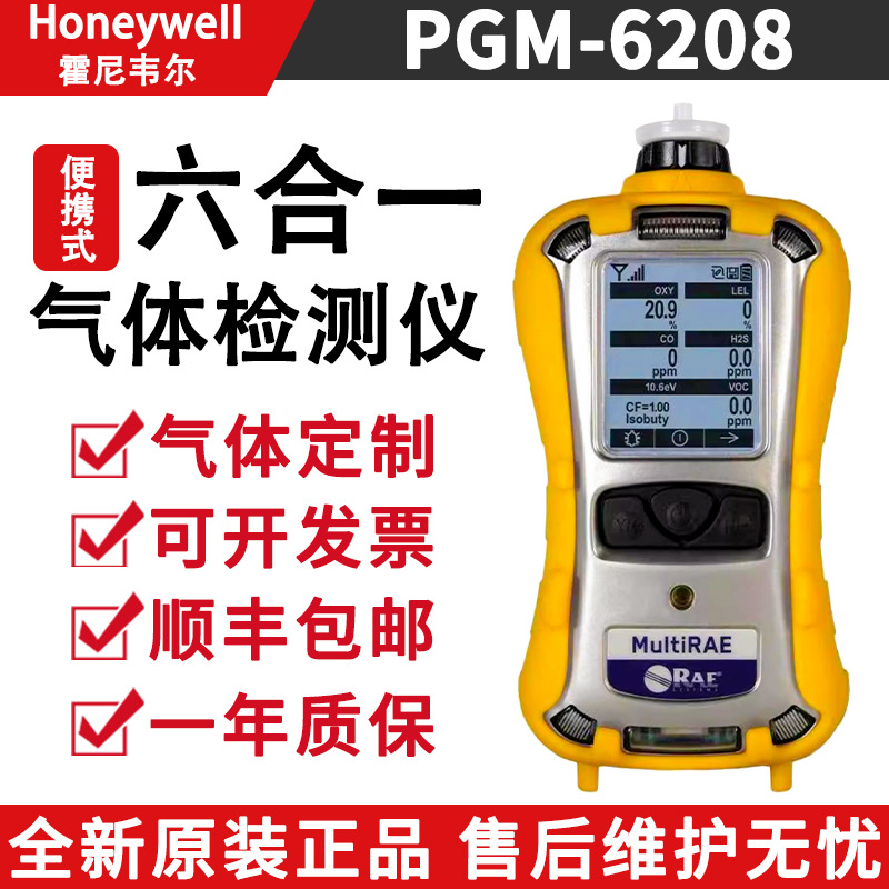 美国华瑞MultiRAE 2 便携式复合型有毒气体检测仪PGM-6208/6228