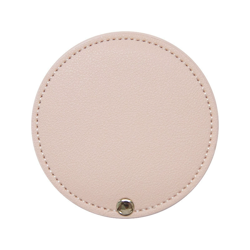 Fashionable polyurethane multicoloured handheld small mirror