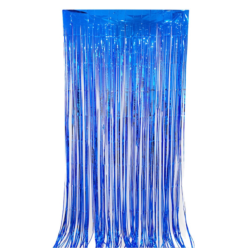 Decoración al aire libre de Amazon, cortina de lluvia brillante colorida, suministros para fiestas, borlas, cortina de lluvia, decoración navideña