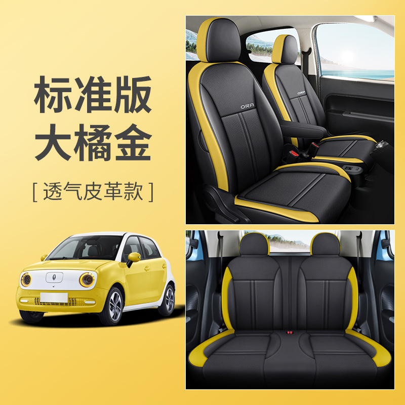 LJ 만리장성 오일러 통기성 가죽 표준 에디션 빅 오렌지 골드