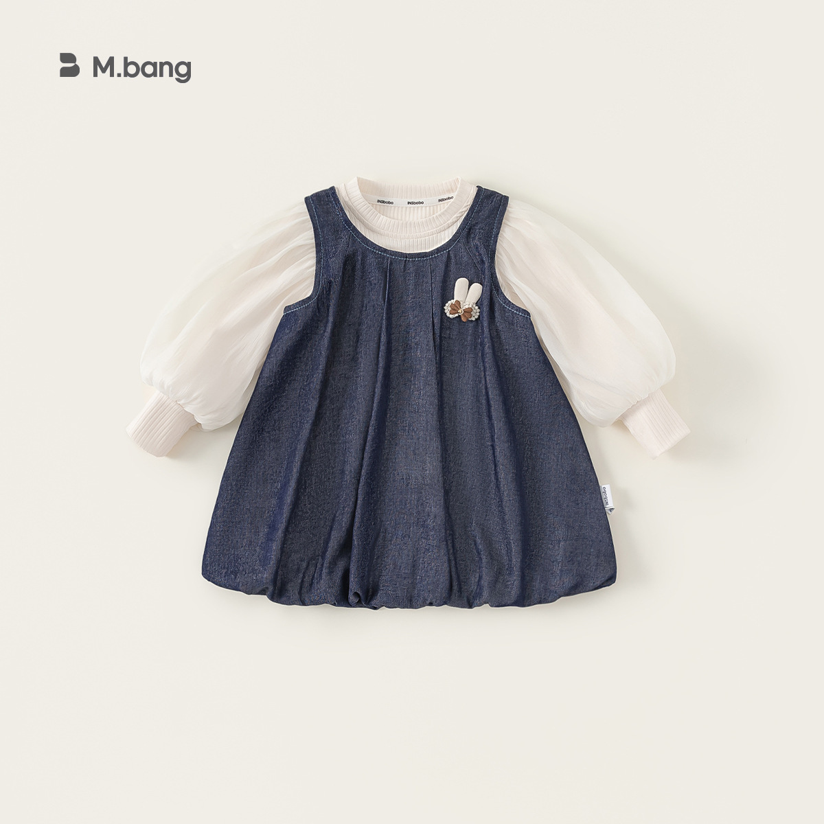 Modelo M Welfare, Vestido de Niña para Primavera y Otoño, No se Devuelve, Vestido Floral Infantil, Vestido de Niña de Manga Larga para Otoño, Ropa Infantil en Liquidación