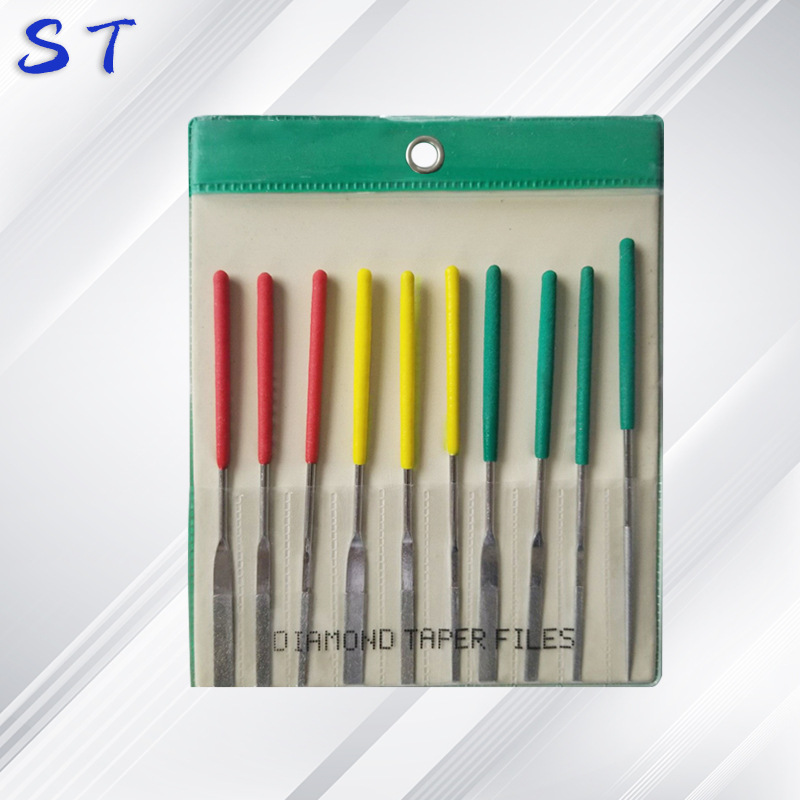 精品金刚石小平斜锉刀 PTF-10模具修整锉平板薄型锉刀小平斜锉刀