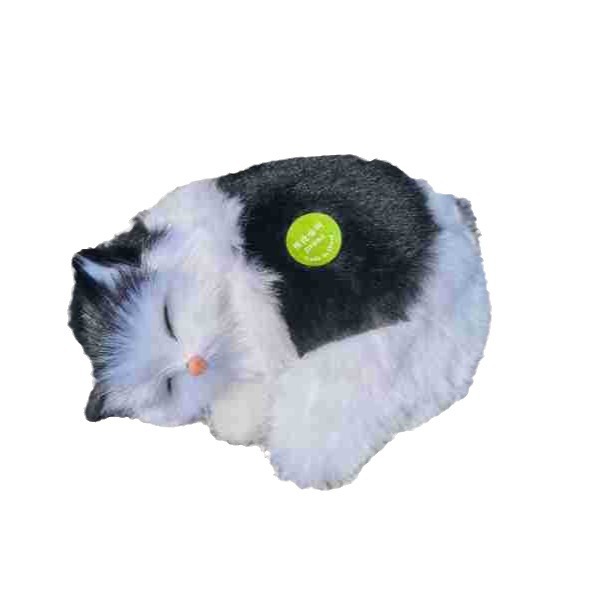 Gato dormido gato para enviar a sus amigos lugares escénicos decoración juguetes modelo de cabina de regalo pequeño agente de carbón de bambú eliminación de formaldehído image 6