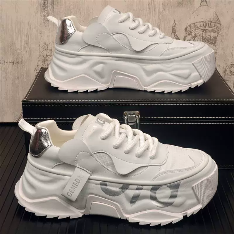 Оригинальные популярные мужские туфли для папы из натуральной кожи, универсальные туфли с дышащей сеткой, повседневная обувь на толстой подошве, спортивная обувь, модная