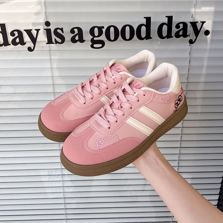 Cute Kitten Embroidered Desun Shoes Women's 2025 New Korean Style Niche All-match Skate Shoes Casual White Shoes Women's Foreign Trade Cute Kitten Embroidered Desun Shoes Women's 2025 New Korean Style Niche All-match Skate Shoes Casual White Shoes Women's Foreign Trade