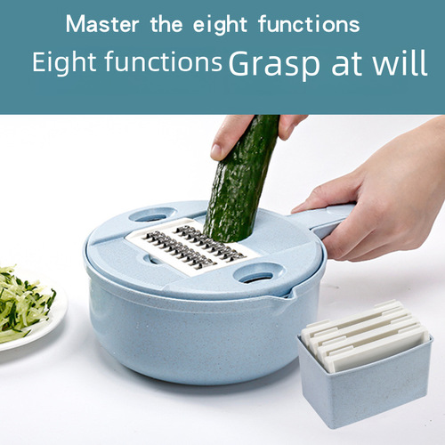 12-piece set of kitchen knife peeler, manual slicing and dicing chopper, potato masher, graters and shredders manufacturer