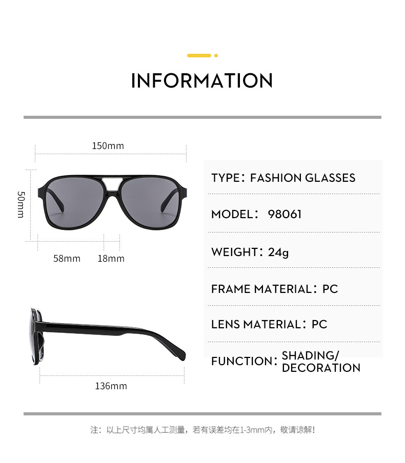 54g Weight Full Frame Glasses Structure Sunglasses Classification PC, UV400 Protection Lens Material toad glasses Glasses Style Travel Occasion Geometric Pattern Unisex Gender Streetwear Style Streetwear Geometric PC UV400 Protection Toad Glasses Full Frame Women's Sunglasses 6