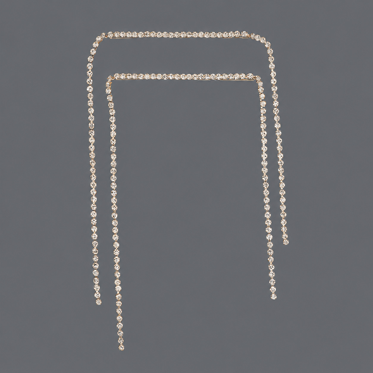 Horquilla de zirconio de lujo ligero europeo y americano con incrustaciones de diamantes, pinza de pelo de alta gama para mujer, suministro mayorista transfronterizo directo de fábrica.