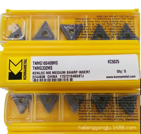 肯纳外圆车刀片 TNMG160408MR KCP10B 肯纳刀具 现货批发