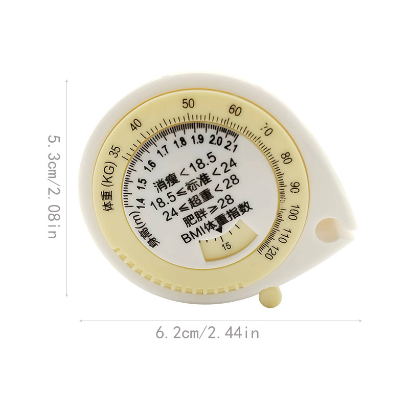 ドイツ品質皮尺ミニポータブル3メートル計量服定規ソフト定規伸縮定規キーホルダー|undefined