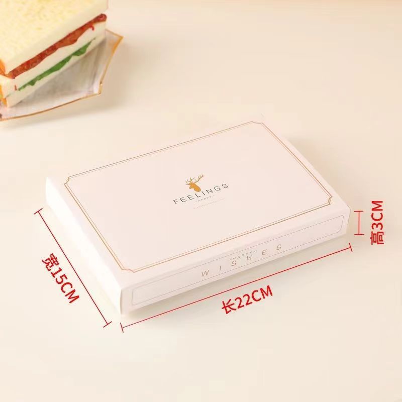 生日蛋糕大号刀叉盒餐具包装盒子纸质一次性装刀叉盘餐具盒子