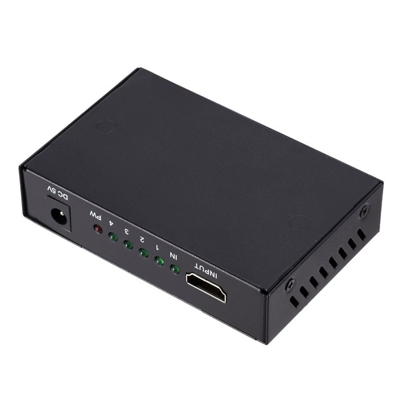 Устройство распределения HDMI 1.4, HDMI 1.4 видеораспределитель 4K*2K, вход 1 — выход 4
