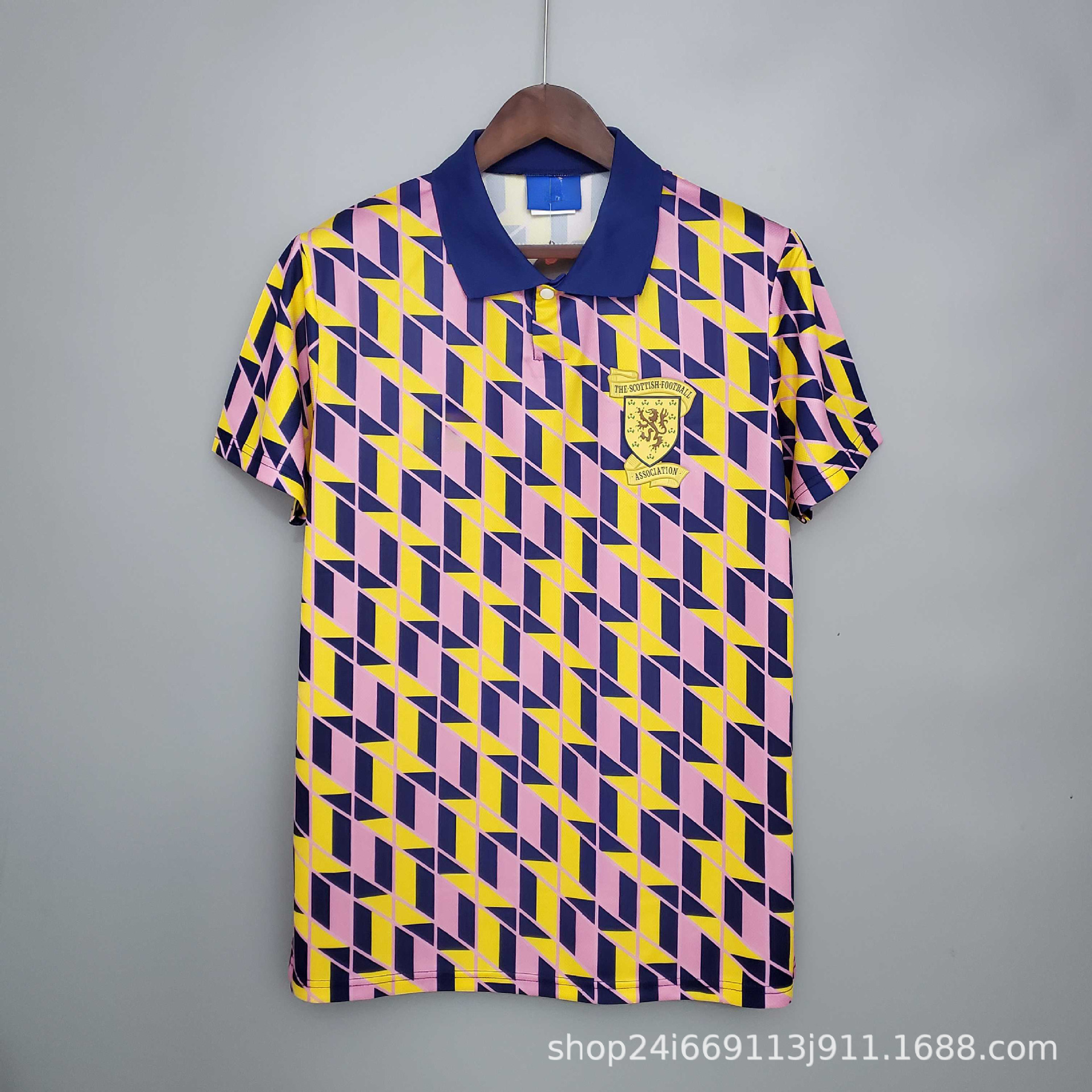 Camiseta de fútbol tailandesa retro Selección nacional Brasil Francia Argentina Portugal Camiseta de manga corta al por mayor Número de impresión