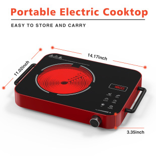110V electric ceramic furnace light wave furnace household fire boiler barbecue multifunctional tea cooking electric ceramic furnace FC certification induction cooker