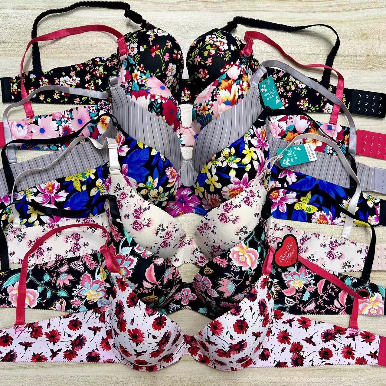 Misceláneos fuera de una sola pieza de nueva ropa interior lisa sin marcas sexy con un bra de acero de anillo contra el pecho bra anti-prolapso