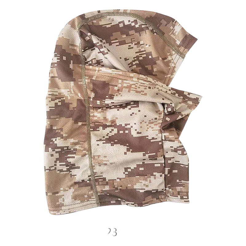 Casquillo deportivo transfronterizo a prueba de polvo al aire libre, protector solar, máscara de ciclismo, pasamontañas, máscara de camuflaje táctico de verano