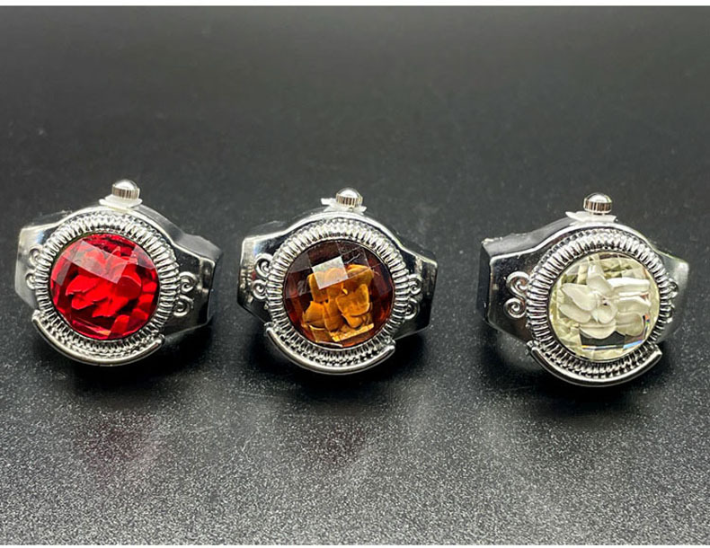 Retro Estilo Clásico Ronda Cuarzo Anillos De Reloj display picture 1