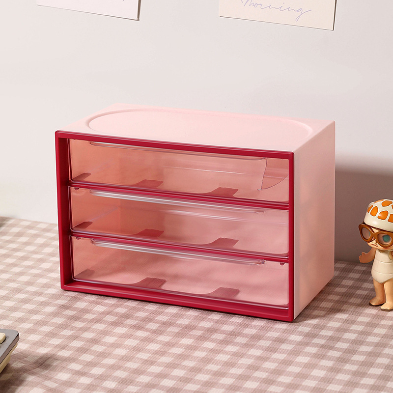 El escritorio de nueve Palacios tipo cajón contiene la caja, la Caja de pegatinas de guka, el Gabinete de joyas femeninas del escritorio se divide en pequeñas casillas para ordenar el contenido.