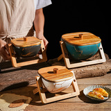 美辰达 Креативная матовая керамическая качалка для домашнего использования, комплект