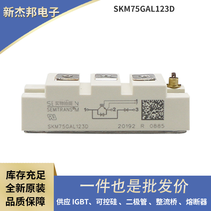 SKM50GAL128D SKM75GAL128D SKM100GAL128D原盒原包高压IGBT