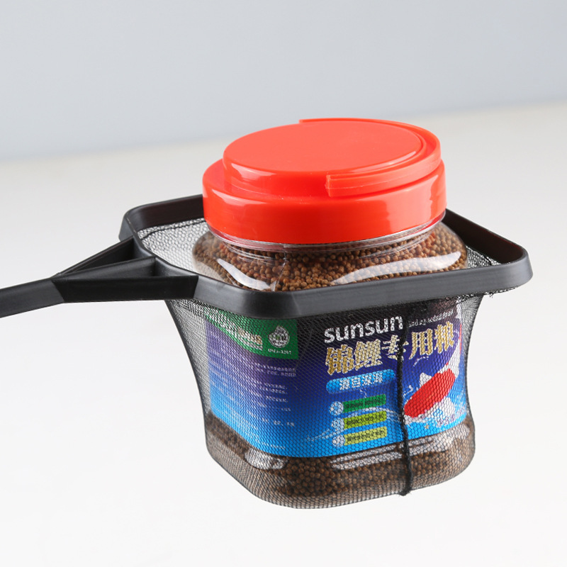 Fish Tank Fish Fishing Net Aquarium Fish Catching Square Net Skimmer Goldfish Ornamental Fish Net Square Hand Skimmer 